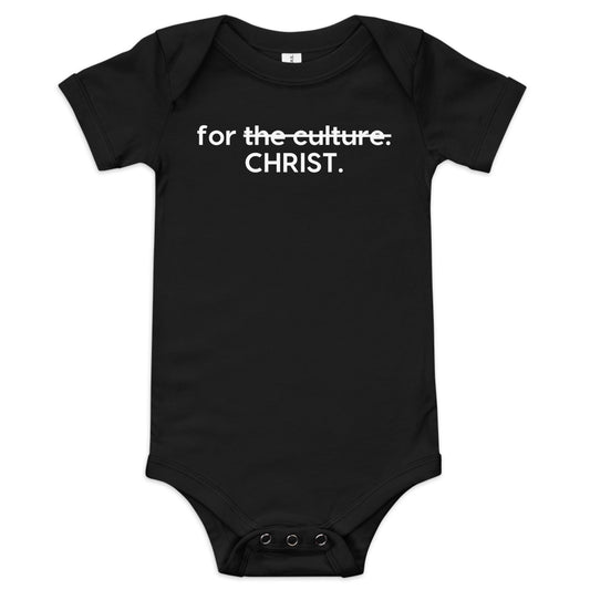 For Christ (Baby short sleeve one piece)